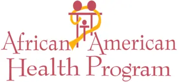 SMILE African American Health Program logo. Logotipo de la campaña «Start More Infants Living Equally Healthy» (Que más bebés tengan una vida igual de saludable), del Programa de Salud Afroamericana.
